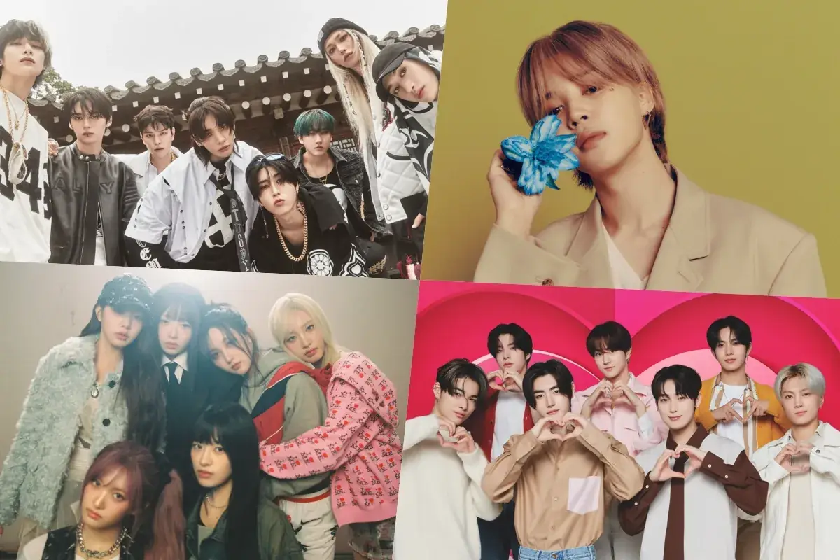 Stray Kids, BTS's Jimin, IVE, ENHYPEN, LE SSERAFIM, ATEEZ, And More Sweep Top Spots On Billboard World Albums Chart 그림